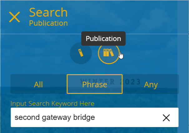 Image of search options